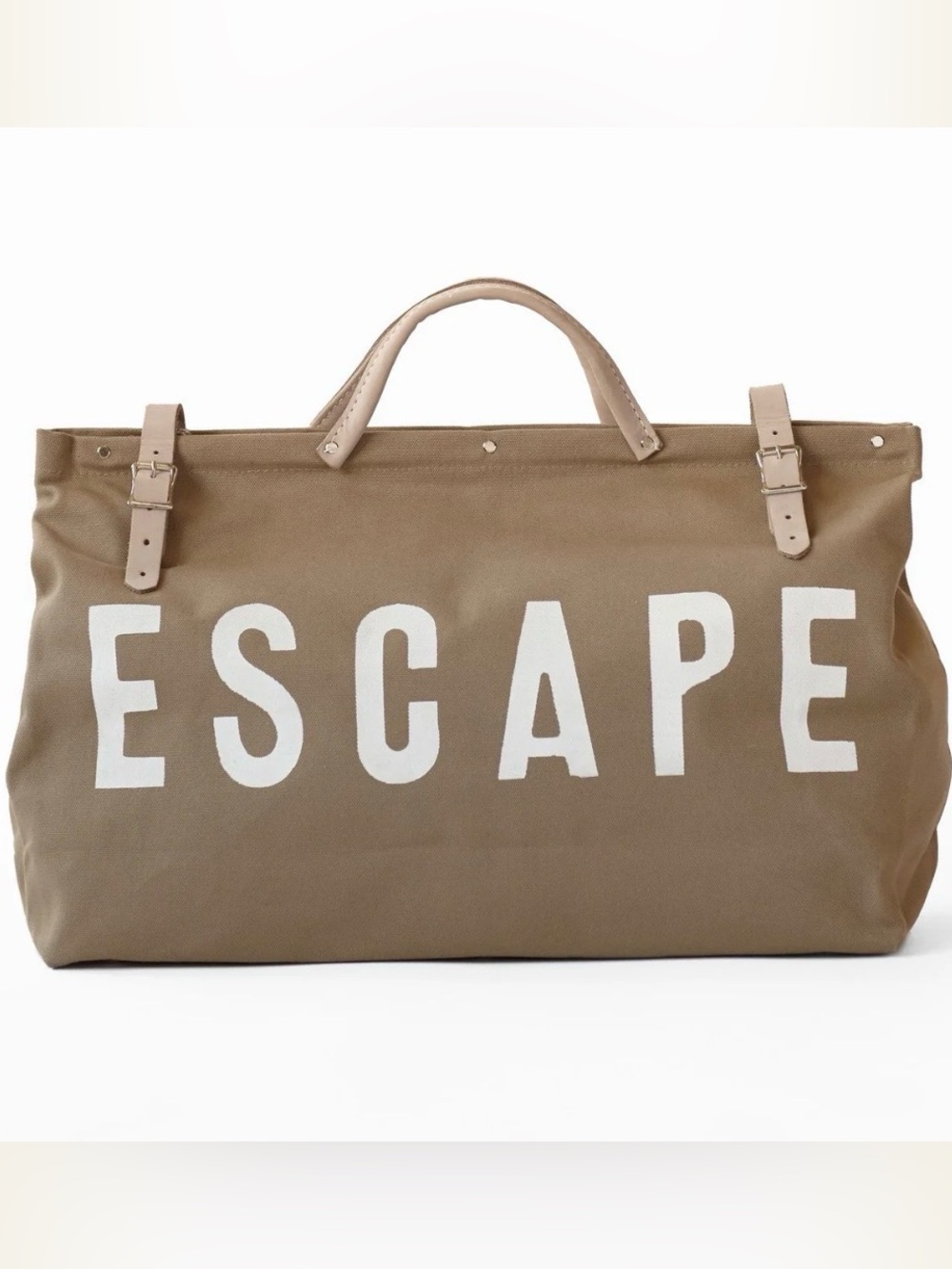 FORESTBOUND ESCAPE CANVAS UTILITY BAG IN KHAKI